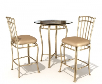 Simple European Style Bar Chair-ID:802419171