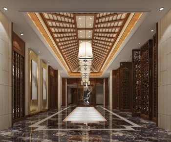 New Chinese Style Lobby Hall-ID:569688743