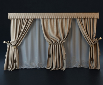 Simple European Style The Curtain-ID:163773111