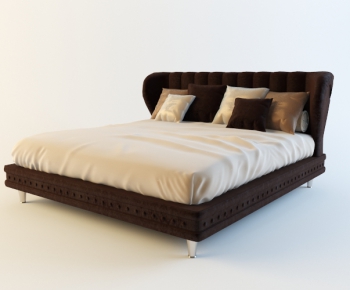 Modern Double Bed-ID:642955767