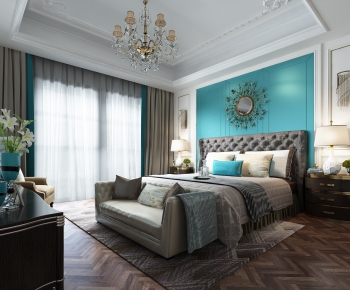 Simple European Style Bedroom-ID:356498664