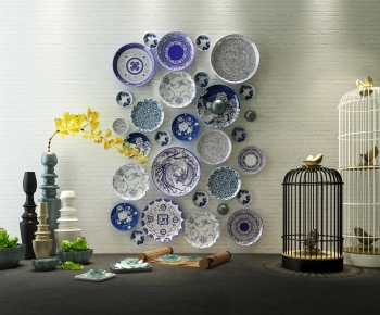 New Chinese Style Wall Decoration-ID:222884617