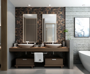 New Chinese Style Bathroom Cabinet-ID:467155625
