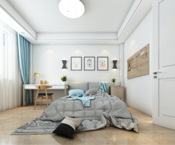 Nordic Style Bedroom-ID:644276311
