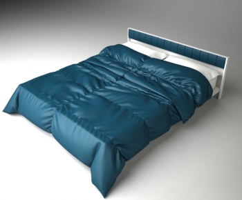 Modern Double Bed-ID:797357937