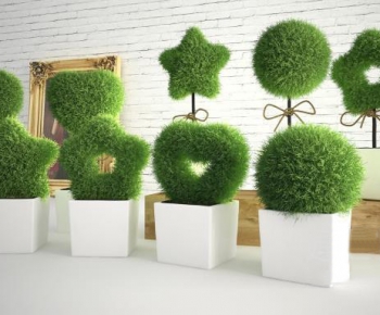 Modern Simple Style Potted Green Plant-ID:477826828