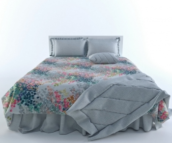 Modern Double Bed-ID:526149644