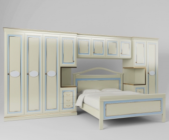 European Style Double Bed-ID:605820667