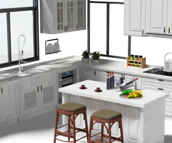 American Style Kitchen Cabinet-ID:227262473