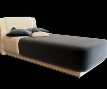 Modern Double Bed-ID:811543678