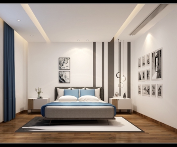 New Chinese Style Bedroom-ID:184148641