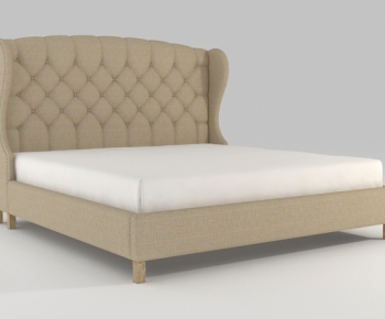 European Style Double Bed-ID:638284252