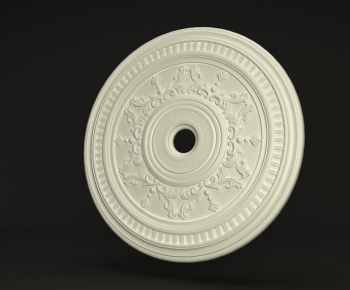 European Style Plaster Carved Top Plate-ID:535853386