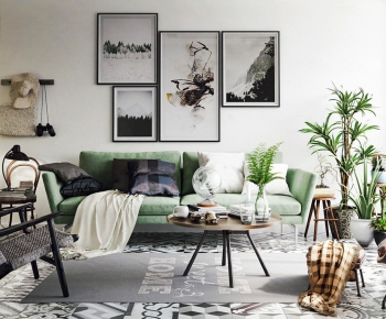 Nordic Style Sofa Combination-ID:305265223