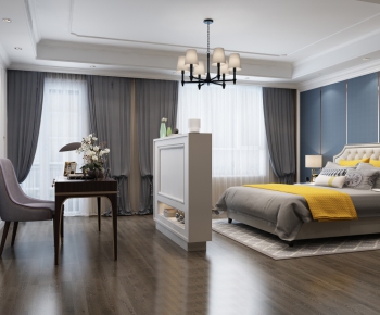 Simple European Style Bedroom-ID:272948483