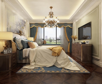 Simple European Style Bedroom-ID:144988997