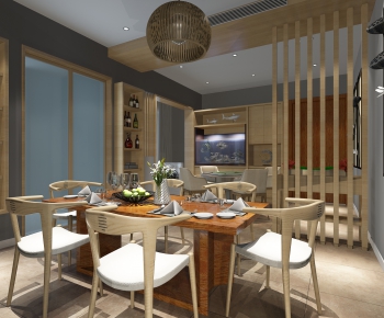 New Chinese Style Dining Room-ID:523244785