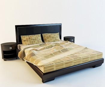 Modern Double Bed-ID:331307583