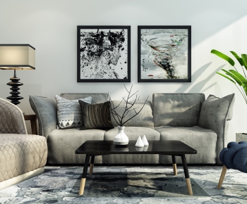 Post Modern Style Sofa Combination-ID:259239349
