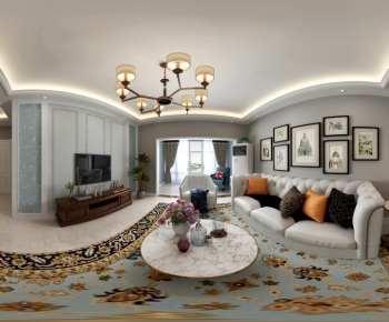 American Style A Living Room-ID:280091255