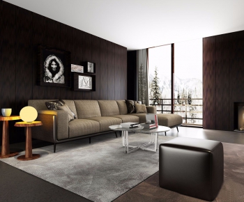 Modern A Living Room-ID:528412757