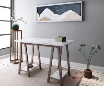 New Chinese Style Desk-ID:729955349