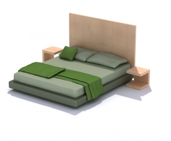 Modern Double Bed-ID:160042176