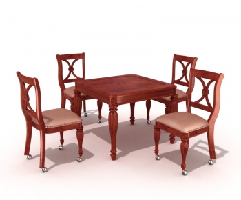 American Style Leisure Table And Chair-ID:767414736