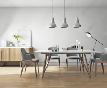 Nordic Style Dining Table And Chairs-ID:931912654