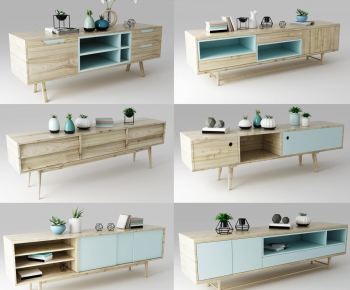 Modern Nordic Style TV Cabinet-ID:393907328