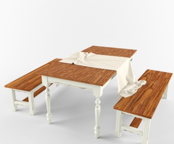 European Style Dining Table And Chairs-ID:910050169