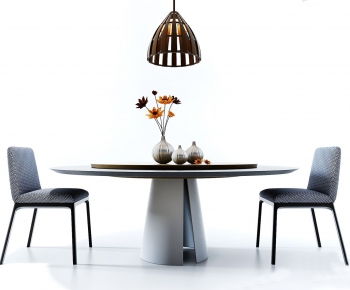 Nordic Style Dining Table And Chairs-ID:395455618