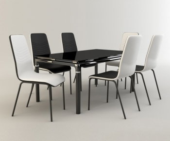 Modern Dining Table And Chairs-ID:635930759