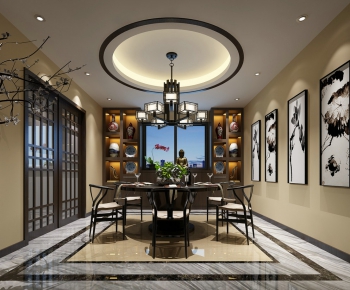 New Chinese Style Dining Room-ID:402815547