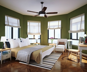Modern American Style Bedroom-ID:425301588