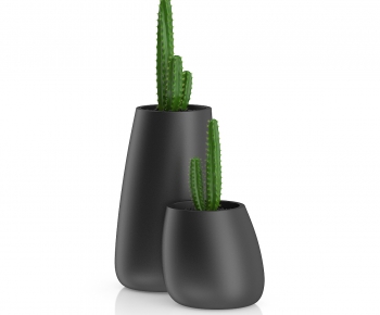 Modern Potted Green Plant-ID:291295346