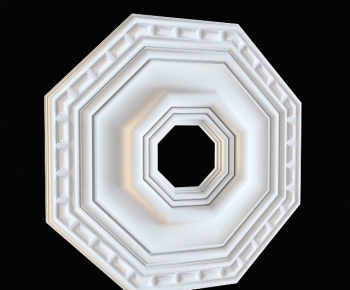 European Style Plaster Carved Top Plate-ID:936465975