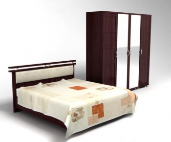 Modern Double Bed-ID:246991629