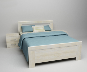 Modern Double Bed-ID:259513555