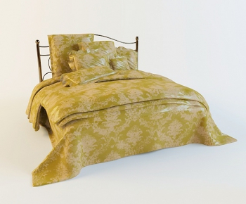 European Style Double Bed-ID:933062784