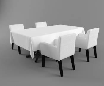 Modern Dining Table And Chairs-ID:552444752