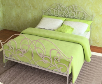 Modern Double Bed-ID:421687823