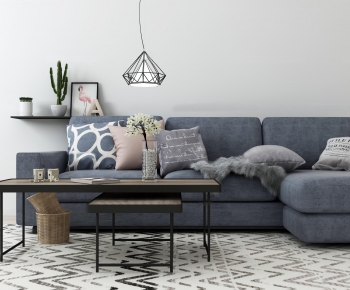 Nordic Style Multi Person Sofa-ID:557576747