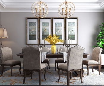 American Style Dining Room-ID:395686337