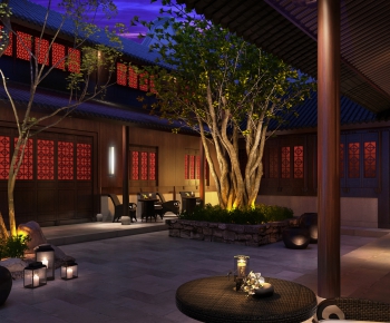 New Chinese Style Courtyard/landscape-ID:356256681