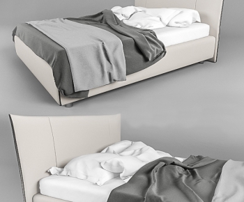 Modern Double Bed-ID:667240395