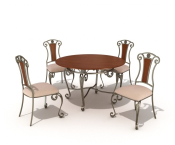 Simple European Style Leisure Table And Chair-ID:751981598