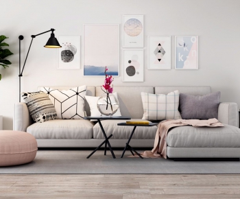Nordic Style Multi Person Sofa-ID:824509887