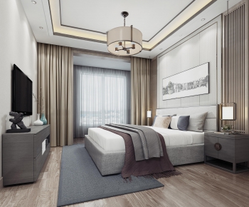 New Chinese Style Bedroom-ID:794076421