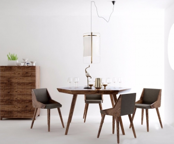 Nordic Style Dining Table And Chairs-ID:326395784